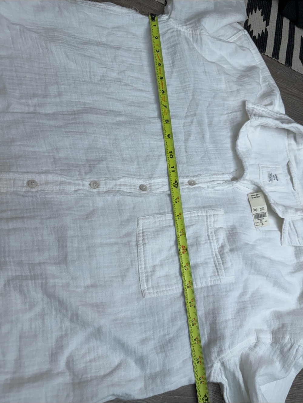 NWT Aerie Pool-to-Party Guaze Button Up Top Cover-up XS - Picture 6 of 8